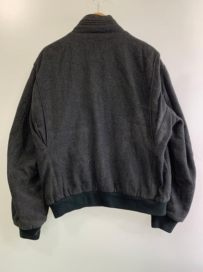 【中古品】【メンズ】 CELLINI チェリーニ 80S ZIP WOOL BLOUSON 80年代 ジップ ウール ブルゾン メンズ アウター 146-260709-hu-34-min サイズ：L カラー：ダークグレー 万代Net店