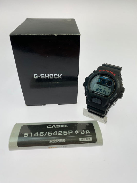 【中古品】【メンズ】 G-SHOCK ジーショック 30TH ANNIVERSARY MODELS 腕時計 DW-6900 30周年 アニバーサリー モデル ウォッチ メンズ 196-260403-em-58-min カラー：ブラック 万代Net店