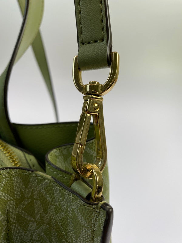 【中古品】【レディース】 Michael Kors マイケルコース 2WAY TOTE BAG ハンドバッグ カバン 188-260407-AS-42-min カラー：グリーン 万代Net店