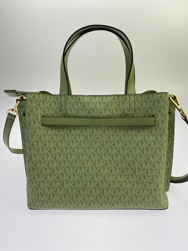 【中古品】【レディース】 Michael Kors マイケルコース 2WAY TOTE BAG ハンドバッグ カバン 188-260407-AS-42-min カラー：グリーン 万代Net店