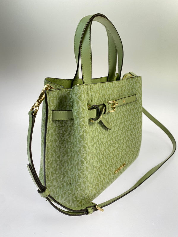 【中古品】【レディース】 Michael Kors マイケルコース 2WAY TOTE BAG ハンドバッグ カバン 188-260407-AS-42-min カラー：グリーン 万代Net店