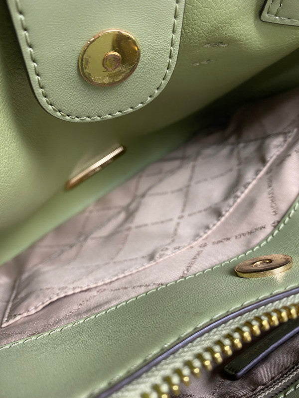 【中古品】【レディース】 Michael Kors マイケルコース 2WAY TOTE BAG ハンドバッグ カバン 188-260407-AS-42-min カラー：グリーン 万代Net店