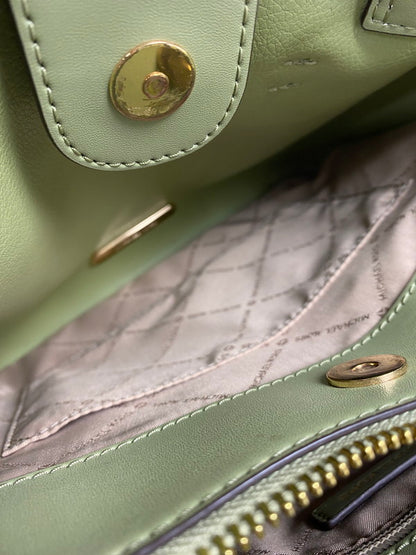 【中古品】【レディース】 Michael Kors マイケルコース 2WAY TOTE BAG ハンドバッグ カバン 188-260407-AS-42-min カラー：グリーン 万代Net店