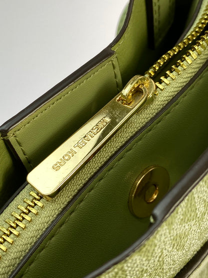 【中古品】【レディース】 Michael Kors マイケルコース 2WAY TOTE BAG ハンドバッグ カバン 188-260407-AS-42-min カラー：グリーン 万代Net店