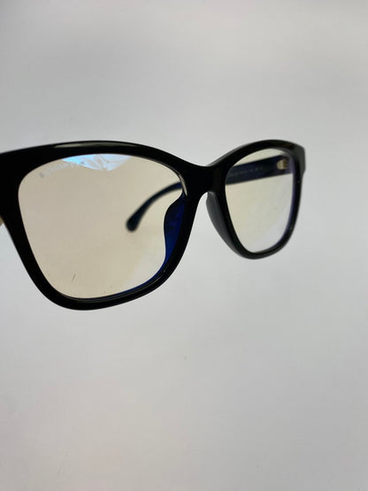 【中古品】【メンズ】 CHANEL シャネル マトラッセ ココマーク カラーレンズ メガネ 3443-S-A 53□16-140 ファッション 小物 眼鏡 182-260403-em-56-min カラー：ブラック 万代Net店