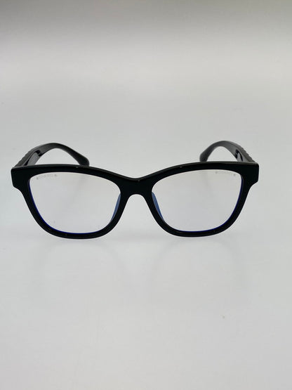 【中古品】【メンズ】 CHANEL シャネル マトラッセ ココマーク カラーレンズ メガネ 3443-S-A 53□16-140 ファッション 小物 眼鏡 182-260403-em-56-min カラー：ブラック 万代Net店