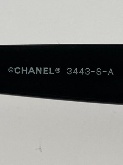 【中古品】【メンズ】 CHANEL シャネル マトラッセ ココマーク カラーレンズ メガネ 3443-S-A 53□16-140 ファッション 小物 眼鏡 182-260403-em-56-min カラー：ブラック 万代Net店