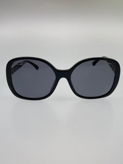 【中古品】【メンズ/レディース】 CHANEL シャネル ココマーク チェーン サングラス 5470-Q-A 57□17-140 182-260403-em-55-min カラー：ブラック 万代Net店