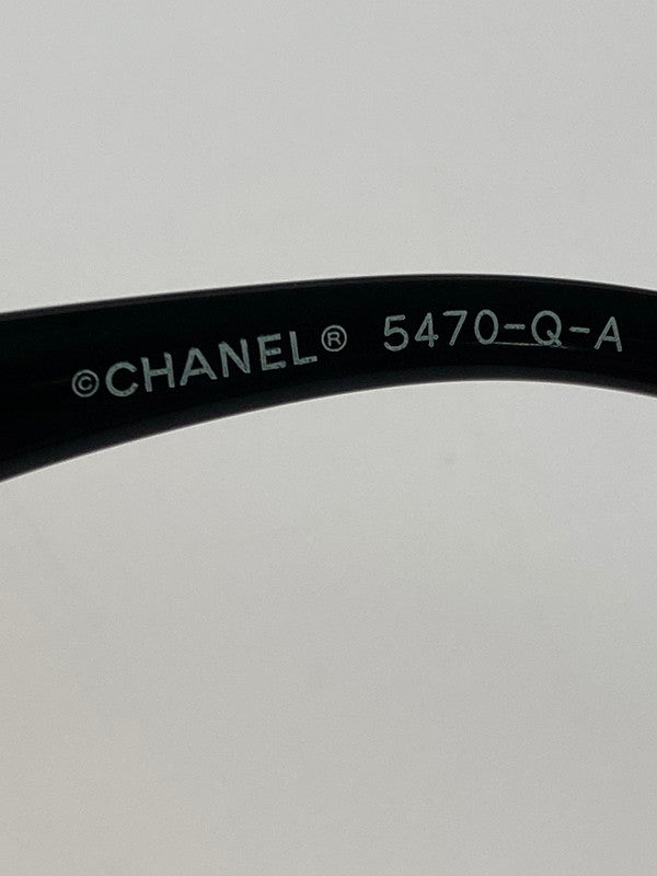 【中古品】【メンズ/レディース】 CHANEL シャネル ココマーク チェーン サングラス 5470-Q-A 57□17-140 182-260403-em-55-min カラー：ブラック 万代Net店
