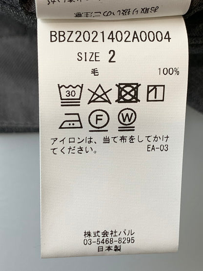 【中古品】【メンズ】 PHLANNEL フランネル WOOL TROPICAL TROUSERS BBZ2021402A0004 ウール トロピカル トラウザーズ メンズ ボトムス 151-260403-em-27-min サイズ：2 カラー：グレー 万代Net店