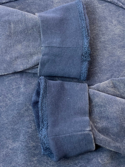 【中古品】【メンズ】 DIME ダイム REVERSE STITCH CREWNECK リバース スティッチ クルーネック 長袖 スウェット メンズ トップス 142-260403-em-01-min サイズ：M カラー：ブルー系 万代Net店