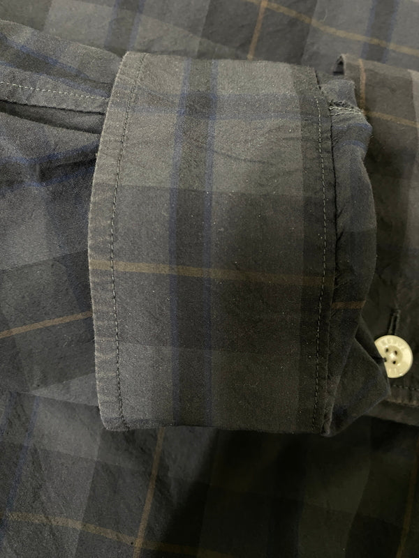 【中古品】【メンズ】 KEBOZ ケボズ CORDURA CHECK BIG SHIRT コーデュラ チェック ビッグシャツ メンズ トップス ロングスリーブ 142-260630-hu-24-min サイズ：L カラー：グレー系（チェック） 万代Net店