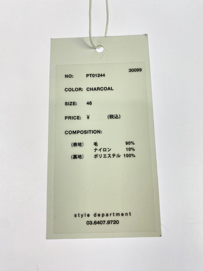 【中古品】【メンズ】 STILL BY HAND スティルバイハンド ウールフラノ素材 ニータックパンツ PT01244 メンズ ボトムス イージーパンツ 151-260403-em-49-min サイズ：46 カラー：グレー 万代Net店