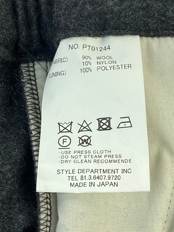 【中古品】【メンズ】 STILL BY HAND スティルバイハンド ウールフラノ素材 ニータックパンツ PT01244 メンズ ボトムス イージーパンツ 151-260403-em-49-min サイズ：46 カラー：グレー 万代Net店