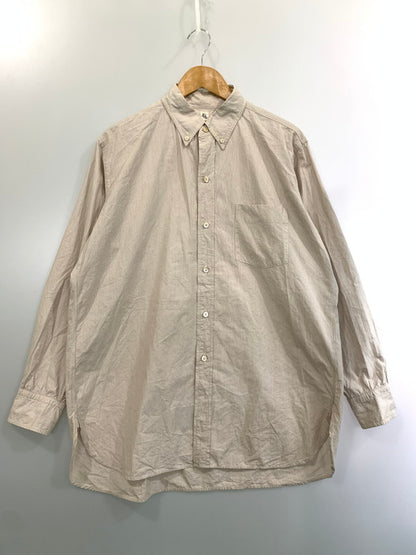 【中古品】【メンズ】 KAPTAIN SUNSHINE キャプテンサンシャイン BIG BUTTON-DOWN SHIRT KS9SSH10 ビッグ ボタンダウンシャツ メンズ トップス 140-260403-em-16-min サイズ：40 カラー：ベージュ系 万代Net店