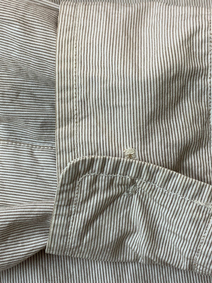 【中古品】【メンズ】 KAPTAIN SUNSHINE キャプテンサンシャイン BIG BUTTON-DOWN SHIRT KS9SSH10 ビッグ ボタンダウンシャツ メンズ トップス 140-260403-em-16-min サイズ：40 カラー：ベージュ系 万代Net店