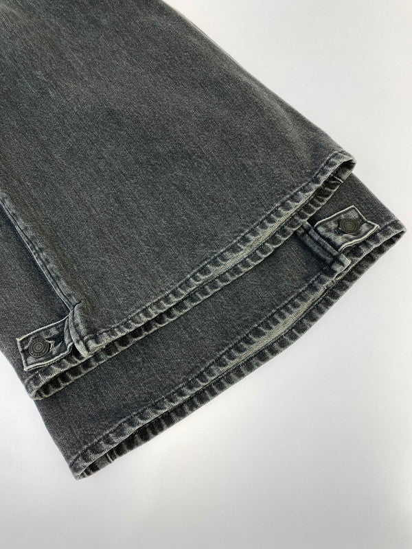 【中古品】【メンズ】 LAD MUSICIAN ラッドミュージシャン 23SS 12OZ DENIM BAGGY PANTS 2123-503 12オンス デニム バギーパンツ メンズ ボトムス ジーンズ 151-260403-em-48-min サイズ：42 カラー：インディゴブラック 万代Net店