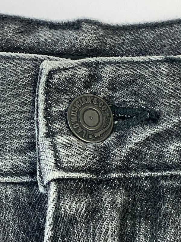 【中古品】【メンズ】 LAD MUSICIAN ラッドミュージシャン 23SS 12OZ DENIM BAGGY PANTS 2123-503 12オンス デニム バギーパンツ メンズ ボトムス ジーンズ 151-260403-em-48-min サイズ：42 カラー：インディゴブラック 万代Net店