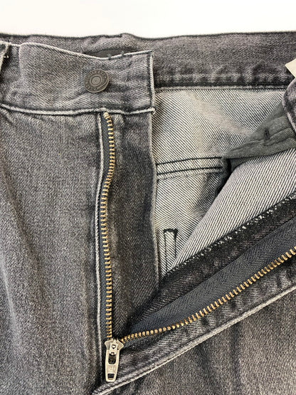 【中古品】【メンズ】 LAD MUSICIAN ラッドミュージシャン 23SS 12OZ DENIM BAGGY PANTS 2123-503 12オンス デニム バギーパンツ メンズ ボトムス ジーンズ 151-260403-em-48-min サイズ：42 カラー：インディゴブラック 万代Net店