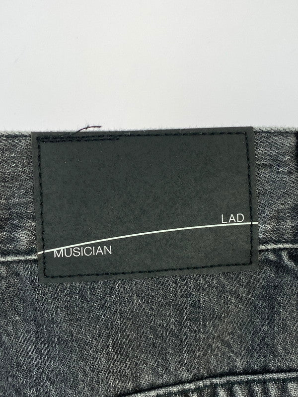 【中古品】【メンズ】 LAD MUSICIAN ラッドミュージシャン 23SS 12OZ DENIM BAGGY PANTS 2123-503 12オンス デニム バギーパンツ メンズ ボトムス ジーンズ 151-260403-em-48-min サイズ：42 カラー：インディゴブラック 万代Net店