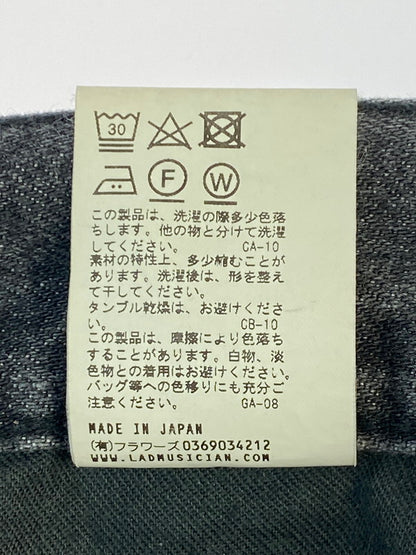 【中古品】【メンズ】 LAD MUSICIAN ラッドミュージシャン 23SS 12OZ DENIM BAGGY PANTS 2123-503 12オンス デニム バギーパンツ メンズ ボトムス ジーンズ 151-260403-em-48-min サイズ：42 カラー：インディゴブラック 万代Net店