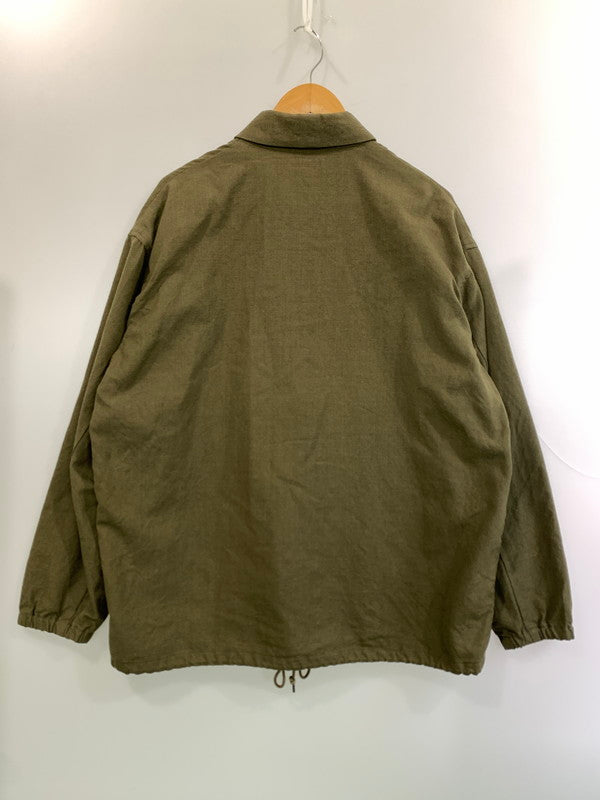 【中古品】【メンズ】 Ordinary fits オーディナリーフィッツ COACH JACKET コーチジャケット メンズ ウール ライトアウター 140-260403-em-19-min サイズ：2 カラー：カーキ 万代Net店