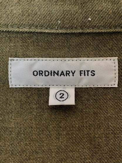 【中古品】【メンズ】 Ordinary fits オーディナリーフィッツ COACH JACKET コーチジャケット メンズ ウール ライトアウター 140-260403-em-19-min サイズ：2 カラー：カーキ 万代Net店