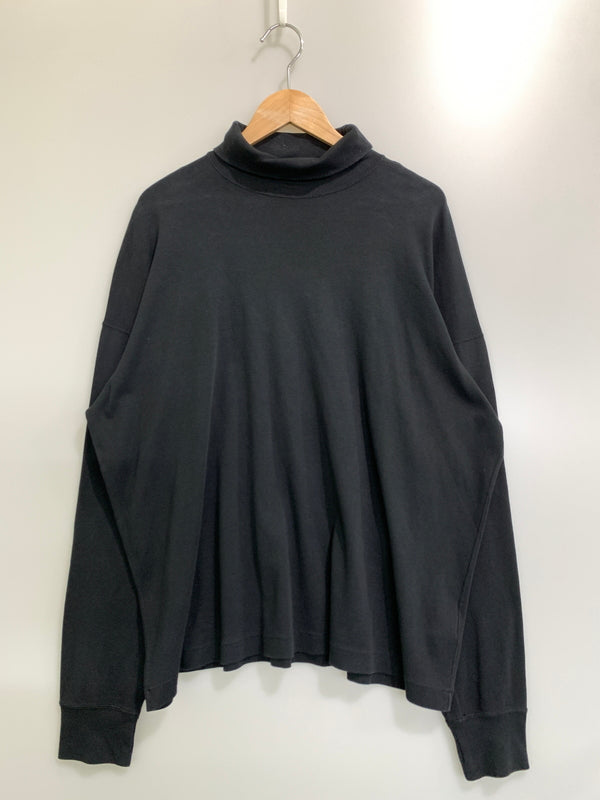 【中古品】【メンズ】 YOKE ヨーク YK23FW0566CS 23AW HIGH NECK LONG SLEEVE TEE 長袖Tシャツ ロングスリーブ ハイネック 140-260729-AS-29-min サイズ：3 カラー：ブラック 万代Net店