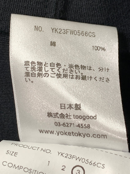 【中古品】【メンズ】 YOKE ヨーク YK23FW0566CS 23AW HIGH NECK LONG SLEEVE TEE 長袖Tシャツ ロングスリーブ ハイネック 140-260729-AS-29-min サイズ：3 カラー：ブラック 万代Net店