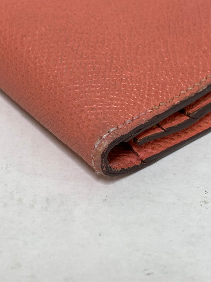 【現状渡し品】【レディース】 HERMES エルメス ベアンスフレ 長財布 ロングウォレット 181-260407-AS-27-min カラー：コーラルピンク 万代Net店