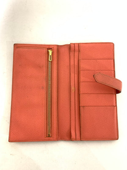 【現状渡し品】【レディース】 HERMES エルメス ベアンスフレ 長財布 ロングウォレット 181-260407-AS-27-min カラー：コーラルピンク 万代Net店