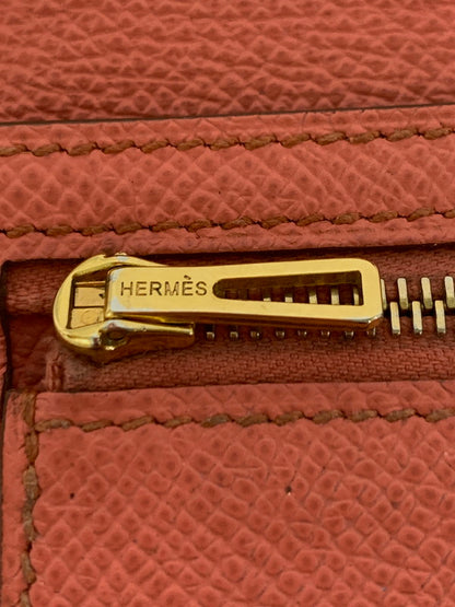 【現状渡し品】【レディース】 HERMES エルメス ベアンスフレ 長財布 ロングウォレット 181-260407-AS-27-min カラー：コーラルピンク 万代Net店