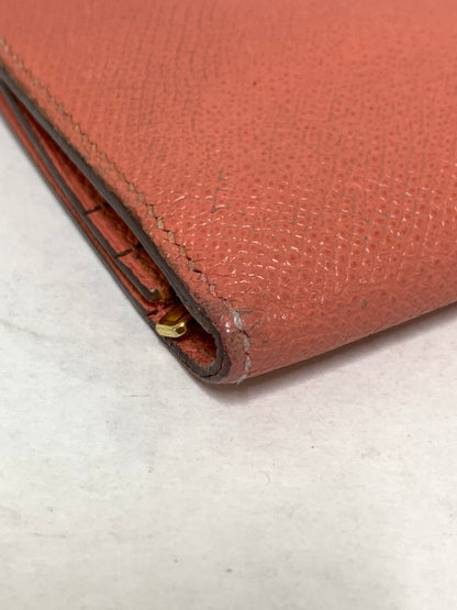 【現状渡し品】【レディース】 HERMES エルメス ベアンスフレ 長財布 ロングウォレット 181-260407-AS-27-min カラー：コーラルピンク 万代Net店