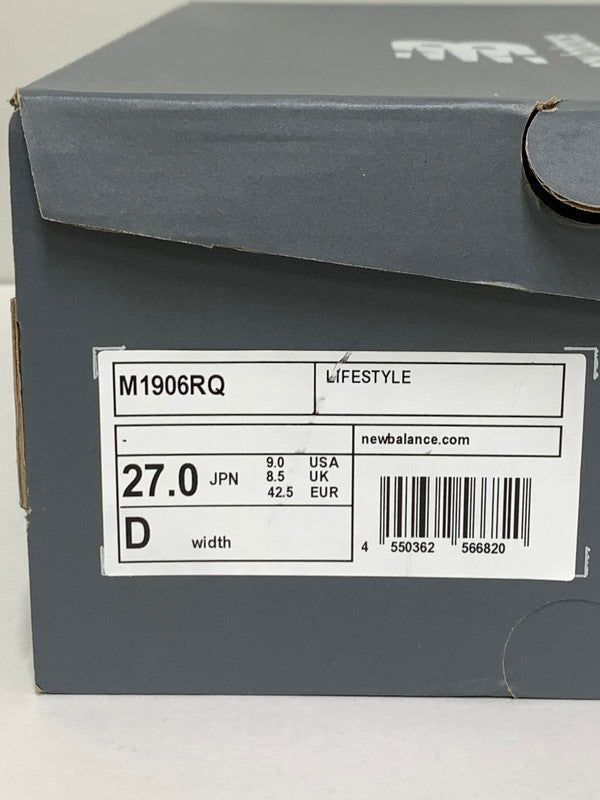 【未使用品】【メンズ】 NEW BALANCE ニューバランス M1906RQ 1906R 靴 シューズ スニーカー 162-260407-AS-18-min サイズ：27cm カラー：ホワイト/グレー/グリーン 万代Net店