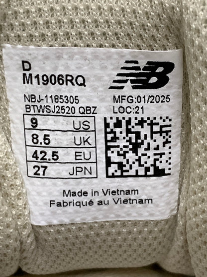 【未使用品】【メンズ】 NEW BALANCE ニューバランス M1906RQ 1906R 靴 シューズ スニーカー 162-260407-AS-18-min サイズ：27cm カラー：ホワイト/グレー/グリーン 万代Net店