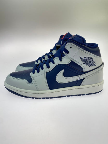 【中古品】【メンズ】 NIKE ナイキ AIR JORDAN 1 MID DQ8426-403 BLUE VOID エアジョーダン 1 ミッド スニーカー 靴 シューズ メンズ 160-260403-em-70-min サイズ：27.0cm カラー：ホワイト/ネイビー 万代Net店