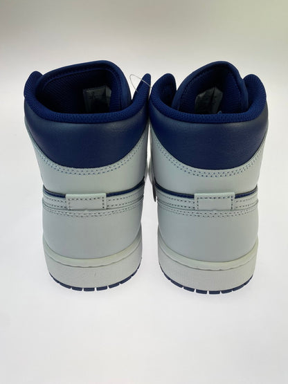 【中古品】【メンズ】 NIKE ナイキ AIR JORDAN 1 MID DQ8426-403 BLUE VOID エアジョーダン 1 ミッド スニーカー 靴 シューズ メンズ 160-260403-em-70-min サイズ：27.0cm カラー：ホワイト/ネイビー 万代Net店