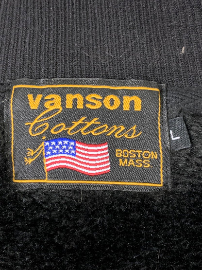 【中古品】【メンズ】 VANSON バンソン SUZUKI HAYABUSA BONDING MA-1 FLIGHT JACKET SMV-2507 スズキ ハヤブサ ボンディング MA-1 フライトジャケット アウター 145-260404-kk-10-min サイズ：L カラー：ブラック 万代Net店