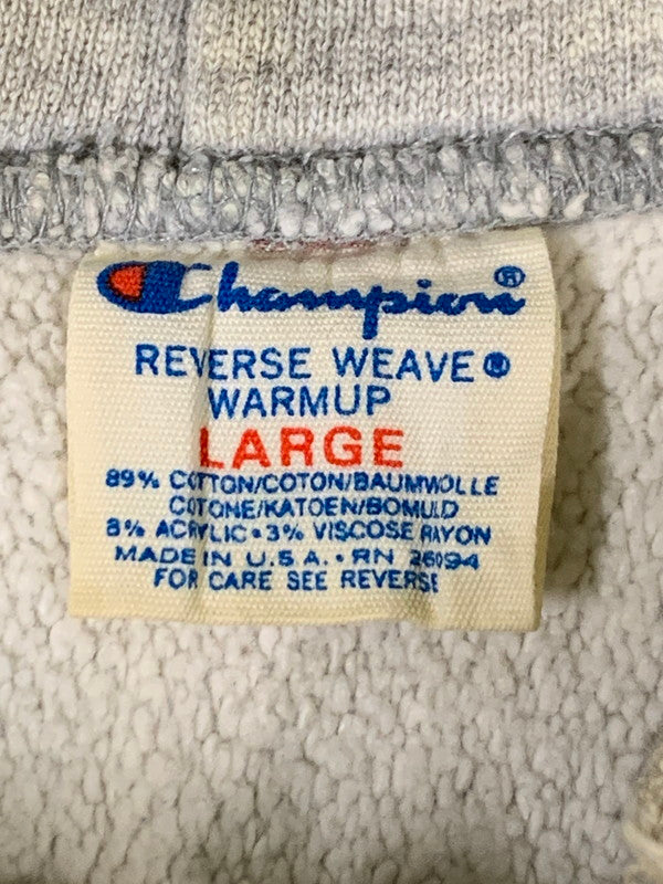 【現状渡し品】【メンズ】 Champion チャンピオン 80's USAFA REVERSE WEAVE PULLOVER HOODIE VINTAGE 80年代 空軍士官学校 リバースウィーブ プルオーバーフーディー トップス パーカー ヴィンテージ 146-260404-kk-07-min サイズ：L カラー：グレー 万代Net店