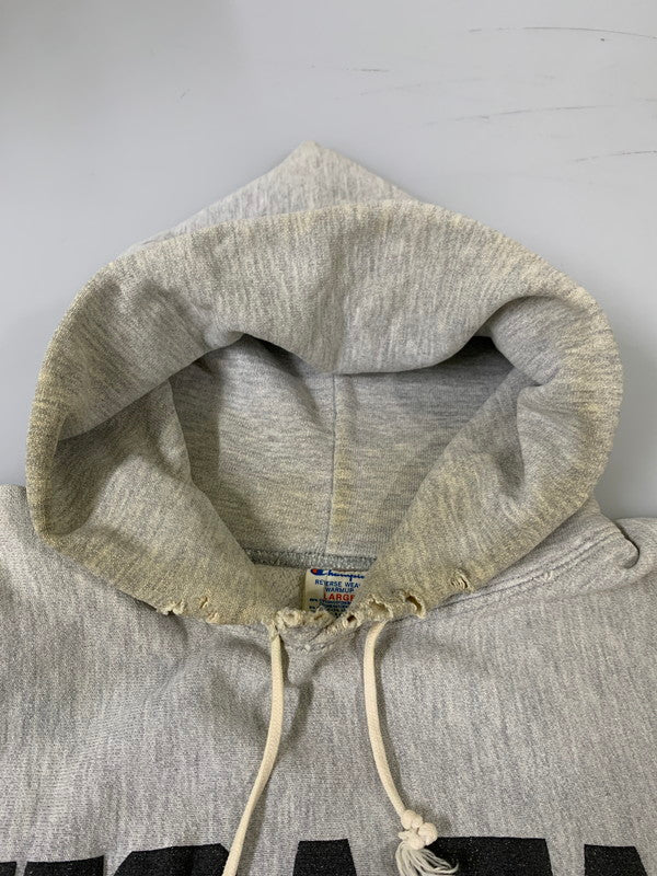 【現状渡し品】【メンズ】 Champion チャンピオン 80's USAFA REVERSE WEAVE PULLOVER HOODIE VINTAGE 80年代 空軍士官学校 リバースウィーブ プルオーバーフーディー トップス パーカー ヴィンテージ 146-260404-kk-07-min サイズ：L カラー：グレー 万代Net店