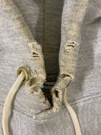 【現状渡し品】【メンズ】 Champion チャンピオン 80's USAFA REVERSE WEAVE PULLOVER HOODIE VINTAGE 80年代 空軍士官学校 リバースウィーブ プルオーバーフーディー トップス パーカー ヴィンテージ 146-260404-kk-07-min サイズ：L カラー：グレー 万代Net店