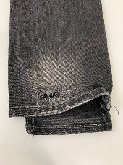 【中古品】【メンズ】 MIHARA YASUHIRO ミハラヤスヒロ 16AW DAMAGE CRASH DENIM PANTS 51022156 2016年秋冬 ダメージクラッシュ デニムパンツ ボトムス 151-260407-KS-01-min サイズ：48 カラー：ブラック系 万代Net店