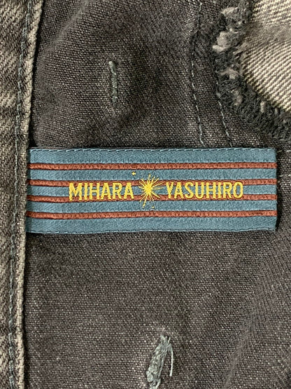 【中古品】【メンズ】 MIHARA YASUHIRO ミハラヤスヒロ 16AW DAMAGE CRASH DENIM PANTS 51022156 2016年秋冬 ダメージクラッシュ デニムパンツ ボトムス 151-260407-KS-01-min サイズ：48 カラー：ブラック系 万代Net店