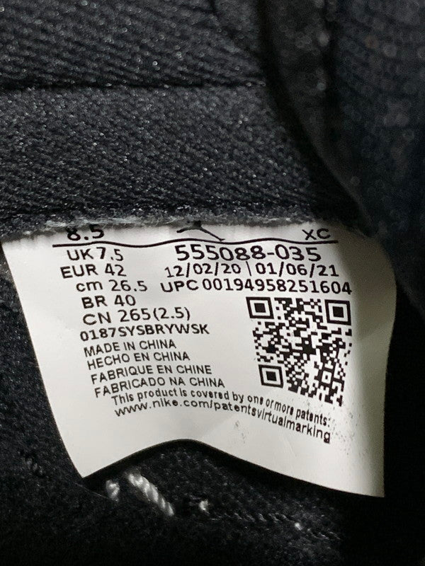 【中古品】【メンズ】 NIKE ナイキ 555088-035 AIR JORDAN 1 HIGH OG 靴 シューズ スニーカー 160-260407-AS-6-min サイズ：26.5cm カラー：グレー/ブラック 万代Net店