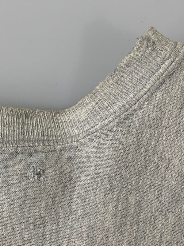 【現状渡し品】【メンズ】 Champion チャンピオン 90's UNIVERSITY OF ST.THOMAS REVERSE WEAVE CREWNECK SWEATSHIRT 90年代 セント・トーマス大学 リバースウィーブ クルーネックスウェットシャツ トップス トレーナー 146-260404-kk-06-min サイズ：XL カラー：グレー 万代Net店