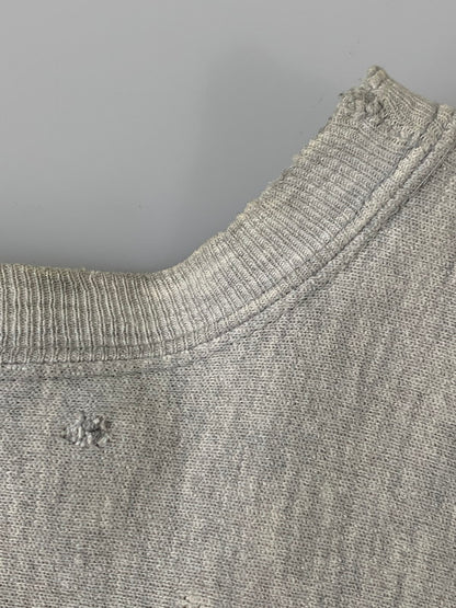 【現状渡し品】【メンズ】 Champion チャンピオン 90's UNIVERSITY OF ST.THOMAS REVERSE WEAVE CREWNECK SWEATSHIRT 90年代 セント・トーマス大学 リバースウィーブ クルーネックスウェットシャツ トップス トレーナー 146-260404-kk-06-min サイズ：XL カラー：グレー 万代Net店