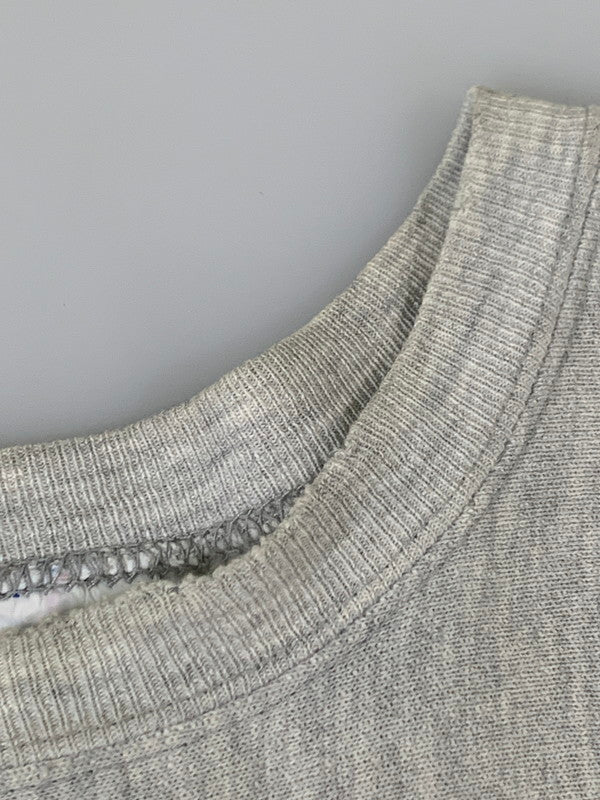 【現状渡し品】【メンズ】 Champion チャンピオン 90's UNIVERSITY OF ST.THOMAS REVERSE WEAVE CREWNECK SWEATSHIRT 90年代 セント・トーマス大学 リバースウィーブ クルーネックスウェットシャツ トップス トレーナー 146-260404-kk-06-min サイズ：XL カラー：グレー 万代Net店