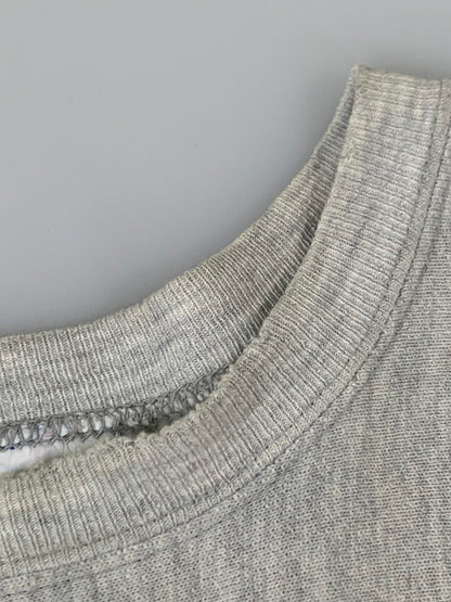 【現状渡し品】【メンズ】 Champion チャンピオン 90's UNIVERSITY OF ST.THOMAS REVERSE WEAVE CREWNECK SWEATSHIRT 90年代 セント・トーマス大学 リバースウィーブ クルーネックスウェットシャツ トップス トレーナー 146-260404-kk-06-min サイズ：XL カラー：グレー 万代Net店