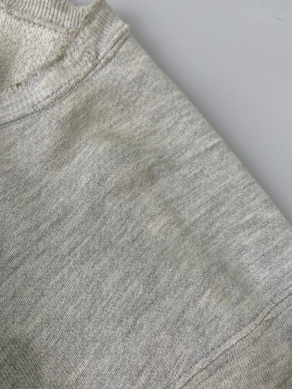 【現状渡し品】【メンズ】 Champion チャンピオン 90's FRANKLIN PIERCE COLLEGE REVERSE WEAVE CREWNECK SWEATSHIRT 90年代 フランクリン・ピアス大学 リバースウィーブ クルーネックスウェットシャツ トップス トレーナー 146-260404-kk-05-min サイズ：XL カラー：グレー 万代Net店