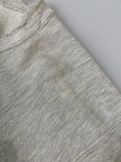 【現状渡し品】【メンズ】 Champion チャンピオン 90's FRANKLIN PIERCE COLLEGE REVERSE WEAVE CREWNECK SWEATSHIRT 90年代 フランクリン・ピアス大学 リバースウィーブ クルーネックスウェットシャツ トップス トレーナー 146-260404-kk-05-min サイズ：XL カラー：グレー 万代Net店